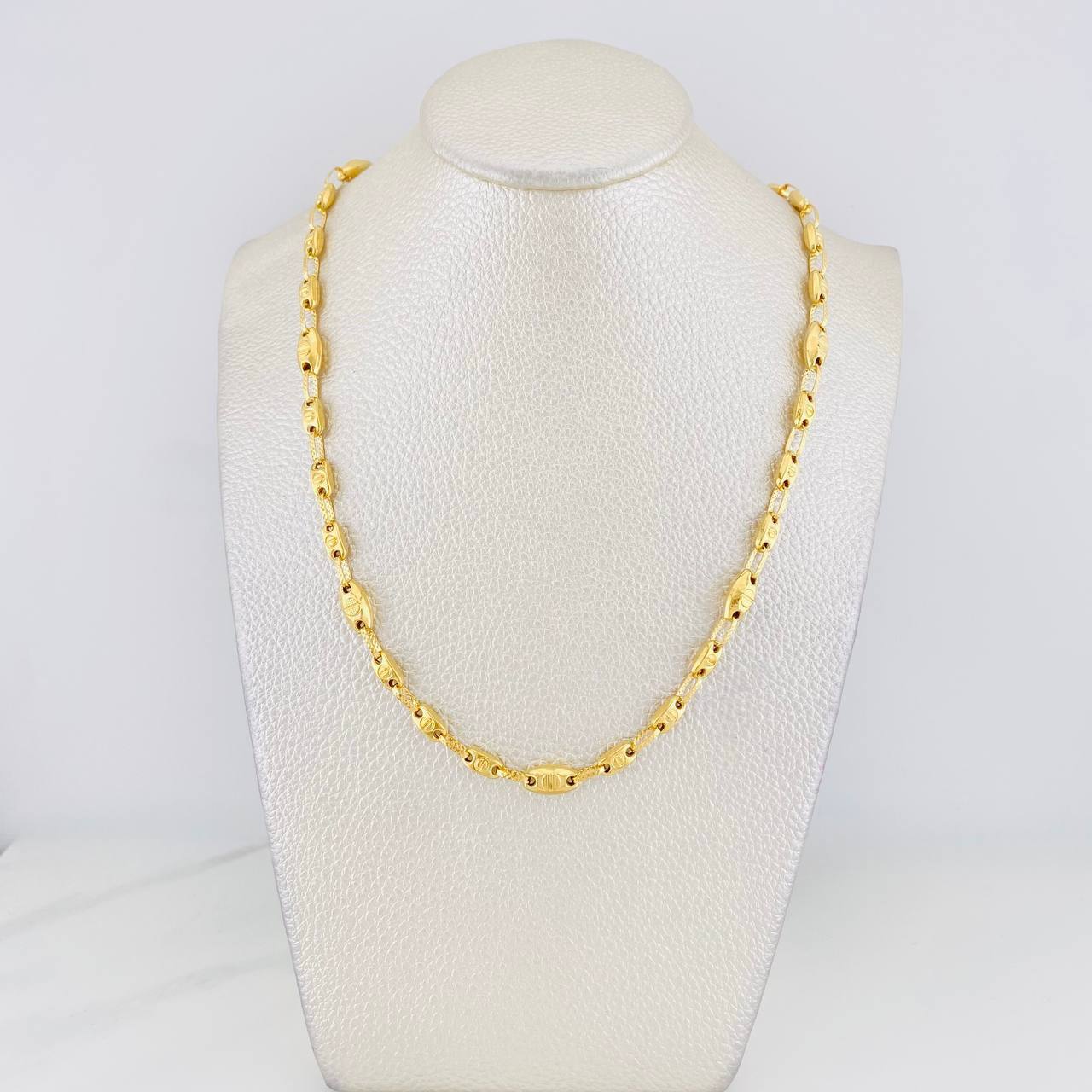 Cadena Rustica Tornillo 11.05g / 20 in / 5.58mm Oro Amarillo 18K