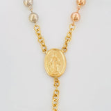 Rosario Virgen Milagrosa 24g / 24 in / 5mm Tres Oros 18K