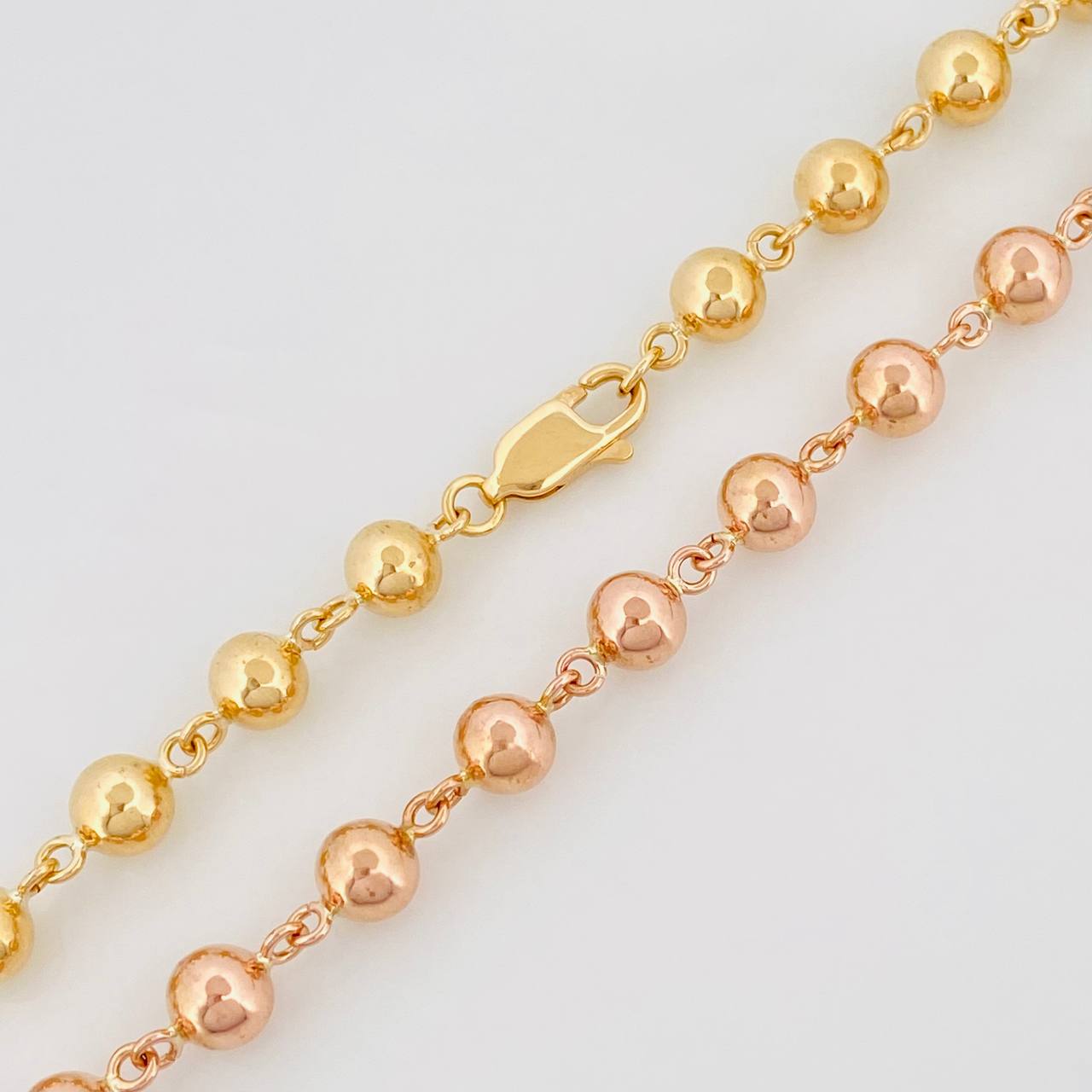 Rosario Virgen Milagrosa 24g / 24 in / 5mm Tres Oros 18K