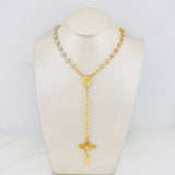 Rosario Virgen Milagrosa 24g / 24 in / 5mm Tres Oros 18K