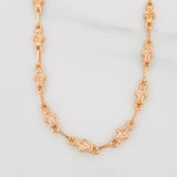 Cadena Rustica Trebol 8.4g / 18 in / 5.19mm Oro Rosa 18K