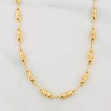 Cadena Rustica Barril 8.55g / 24 in / 3.33mm Oro Amarillo 18K