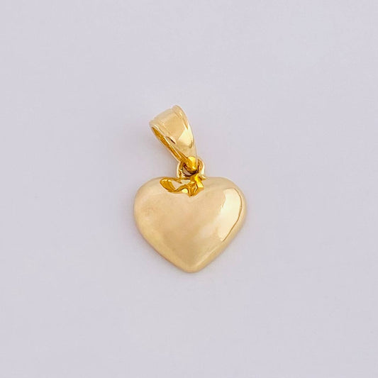 Pendant Heart 0.85g / 3/4 in Yellow Gold 18K