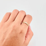 Anillo Solitario Trenzado 1.15g / T6 Oro Amarillo 18K