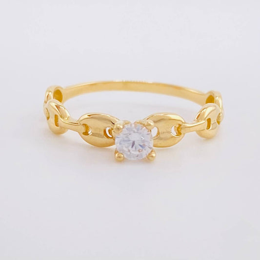 Solitaire Ring GC 1.45g / T6 Yellow Gold 18K