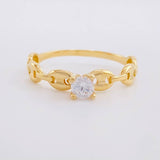Solitaire Ring GC 1.45g / T6 Yellow Gold 18K