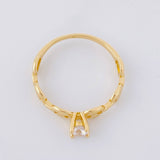 Solitaire Ring GC 1.45g / T6 Yellow Gold 18K