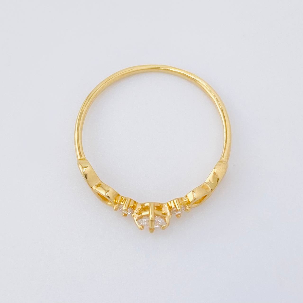 Solitaire Ring Infinites 1g / T5 1/2 Yellow Gold 18K