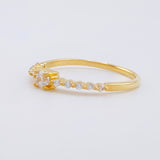 Trinity Channel Ring 1.55g / T6 3/4 Yellow Gold 18K