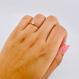 Solitaire Ring Trinity Channel 1.4g / T5 1/2 Yellow Gold 18K