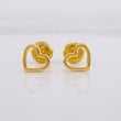 Topos Silueta Corazón 0.65g / in / 6.3mm Oro Amarillo 18K