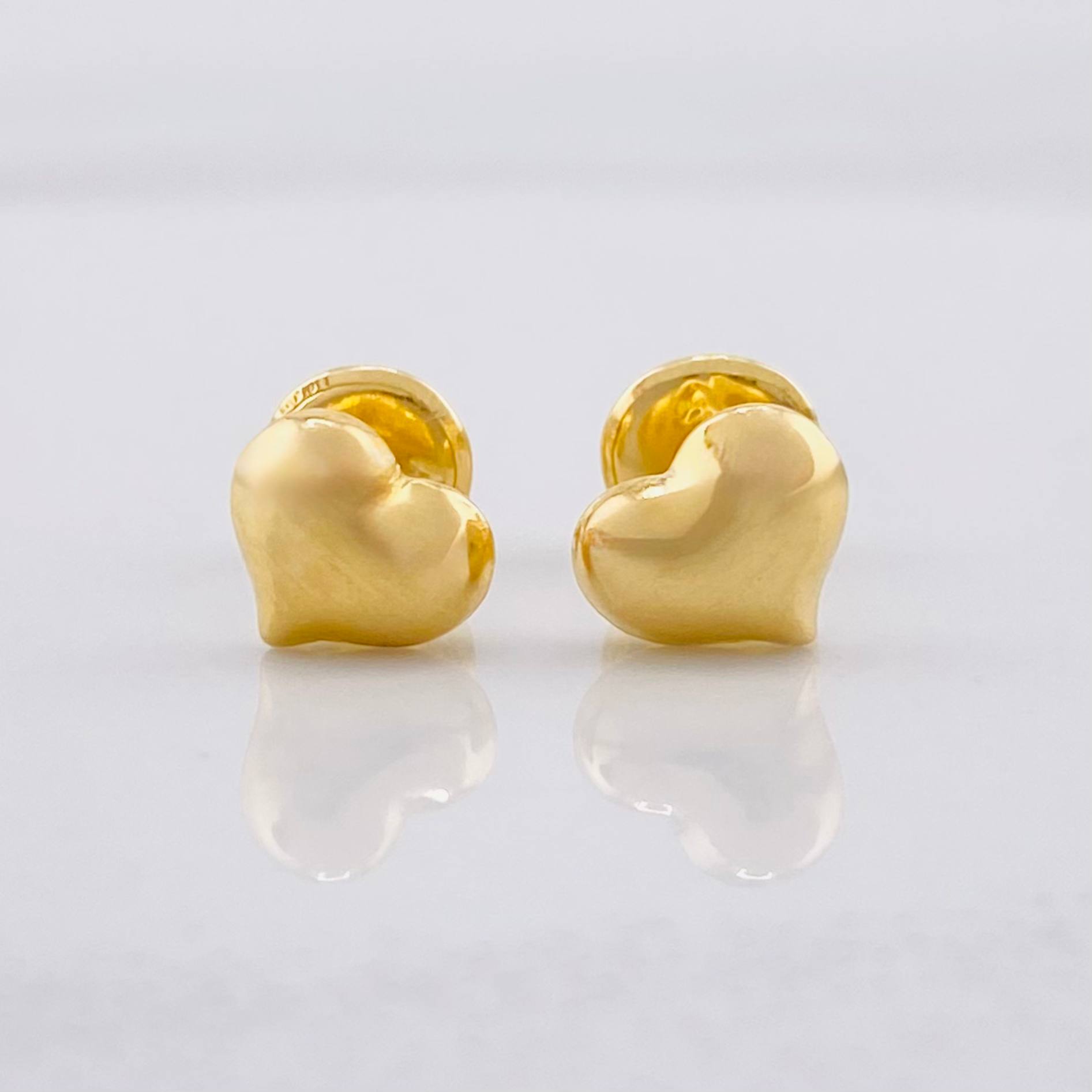 Topos Corazón 0.55g / in / 5.9mm Oro Amarillo 18K