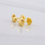 Topos Corazón 0.6g / in / 5.9mm Oro Amarillo 18K