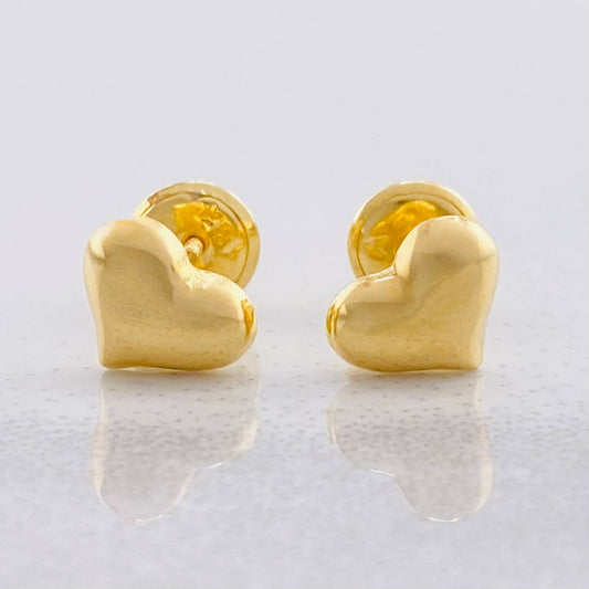 Topos Corazón 0.6g / in / 5.9mm Oro Amarillo 18K