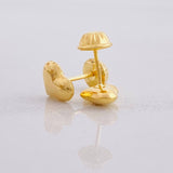 Topos Corazón 0.55g / in / 5.9mm Oro Amarillo 18K