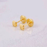 Clover Stud Earrings 0.4g / in / 3.5mm Yellow Gold 18K