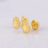 Topos Circulo Corona 0.85g / in / 6.6mm Oro Amarillo 18K