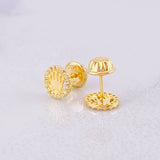 Topos Circulo Corona 0.9g / in / 6.6mm Oro Amarillo 18K