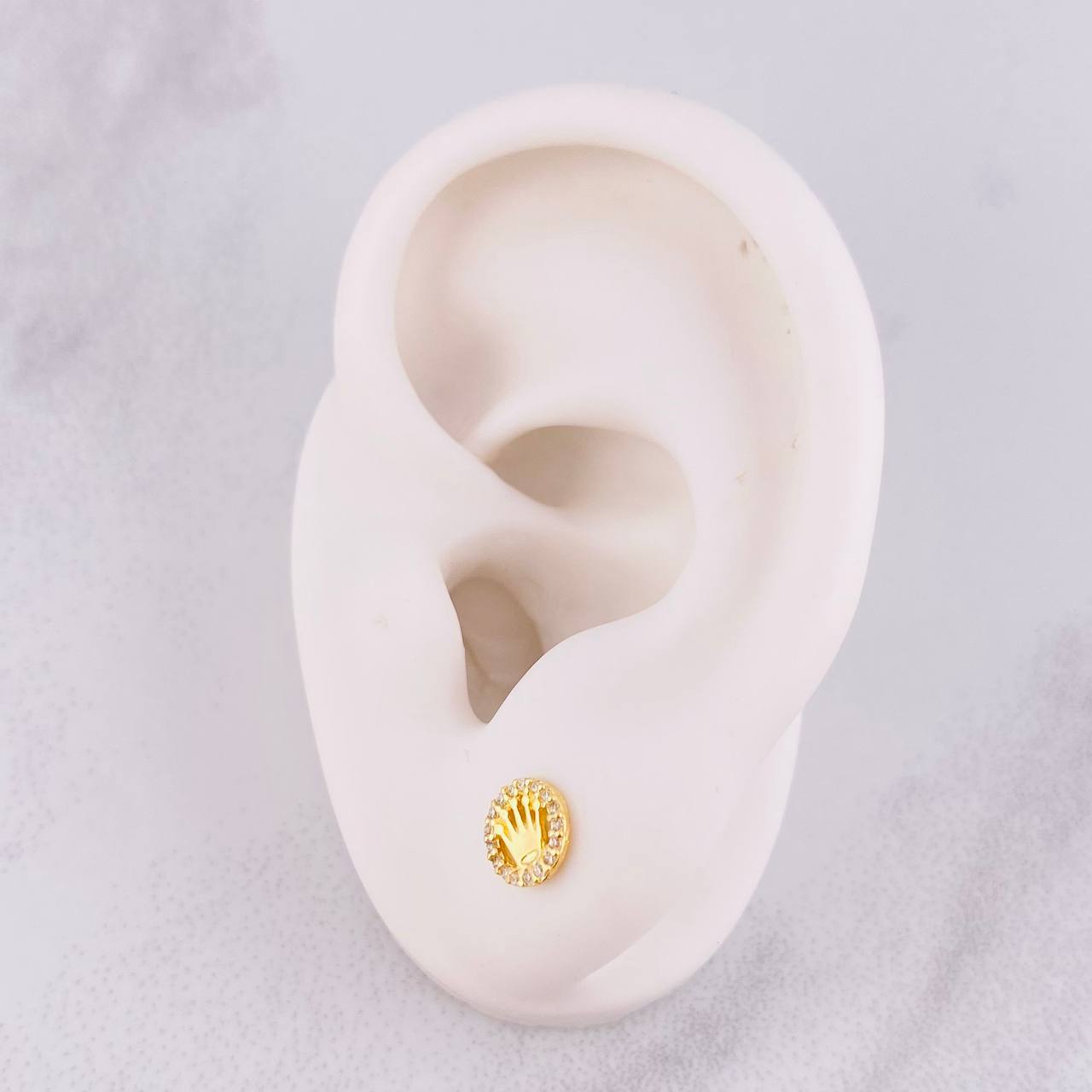 Topos Circulo Corona 0.85g / in / 6.6mm Oro Amarillo 18K