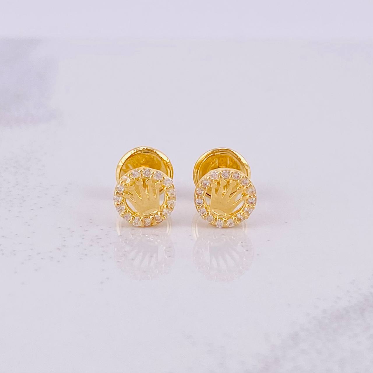 Topos Circulo Corona 0.7g / in / 5.8mm Oro Amarillo 18K