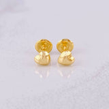 Topos Corazón 0.45g / in / 4.9mm Oro Amarillo 18K