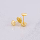 Topos Corazón 0.45g / in / 4.9mm Oro Amarillo 18K