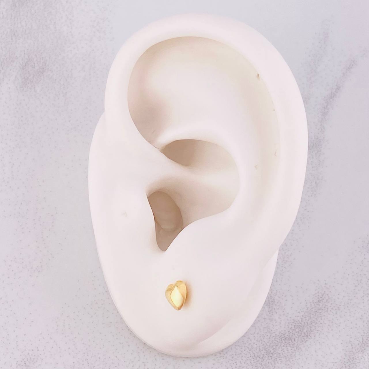 Topos Corazón 0.45g / in / 4.9mm Oro Amarillo 18K