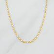 Flat Mariner Chain 2.3g / 24 in / 1.42mm Two-Tone Yellow White Gold 18K