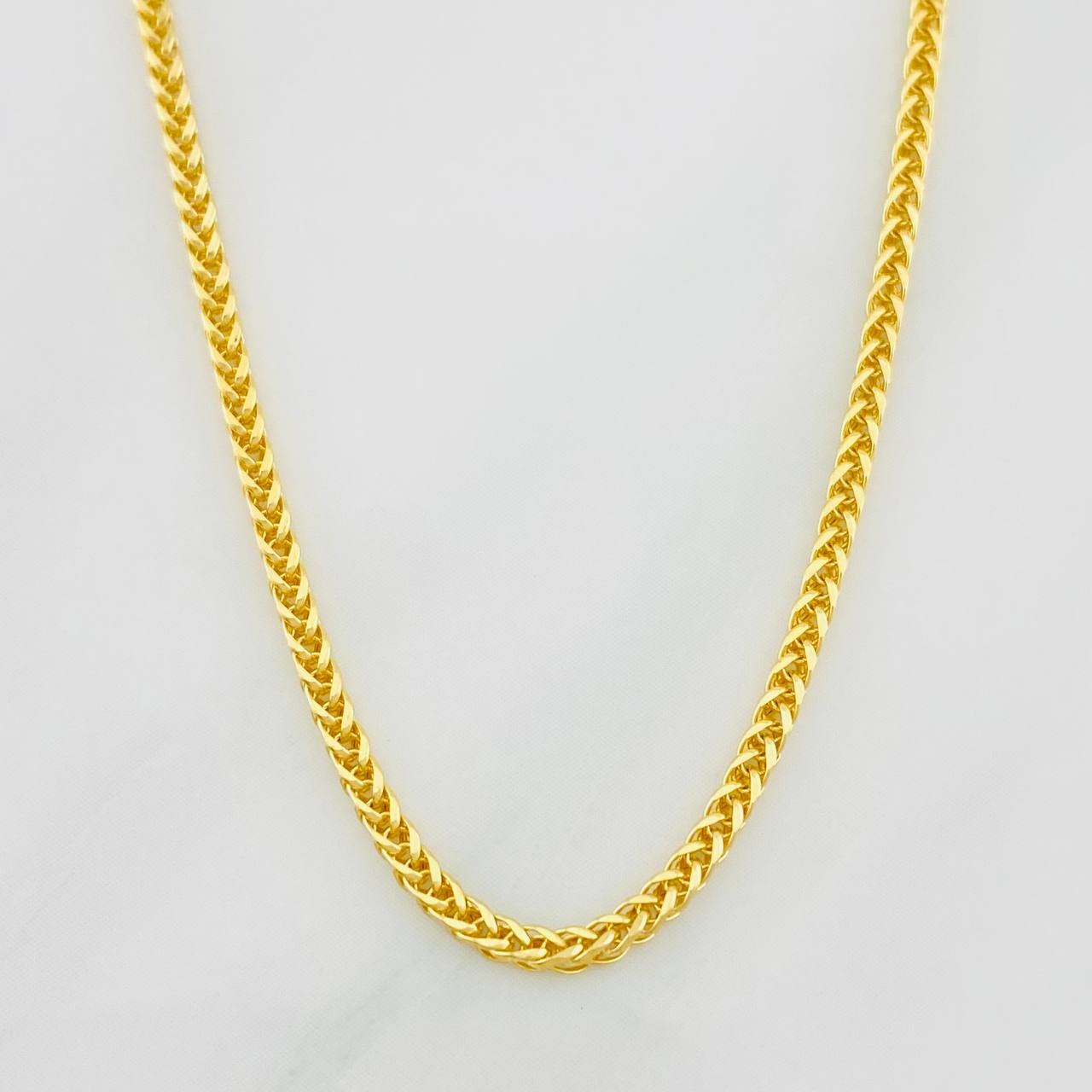 Cadena Franco 2.8g / 24 in / 1.52mm Oro Amarillo 18K
