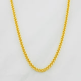 Cadena Franco 2.8g / 24 in / 1.52mm Oro Amarillo 18K