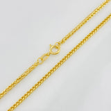 Cadena Franco 2.8g / 24 in / 1.52mm Oro Amarillo 18K