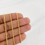 Cadena Franco 2.8g / 24 in / 1.52mm Oro Amarillo 18K