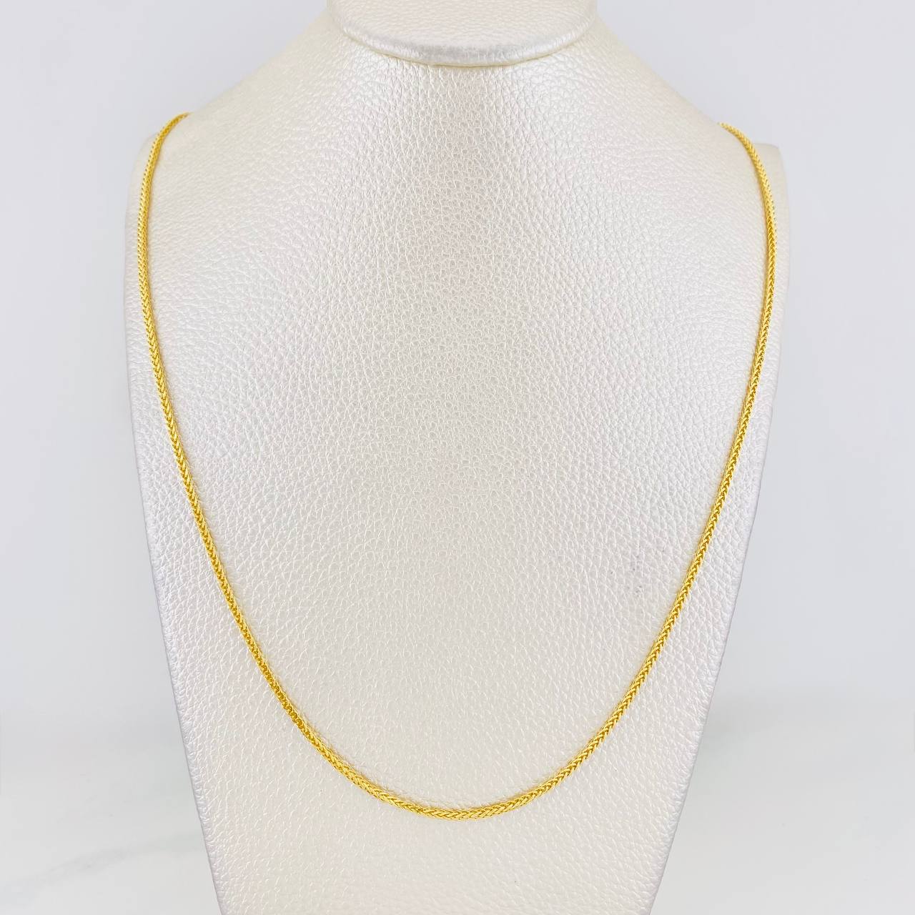 Cadena Franco 2.8g / 24 in / 1.52mm Oro Amarillo 18K