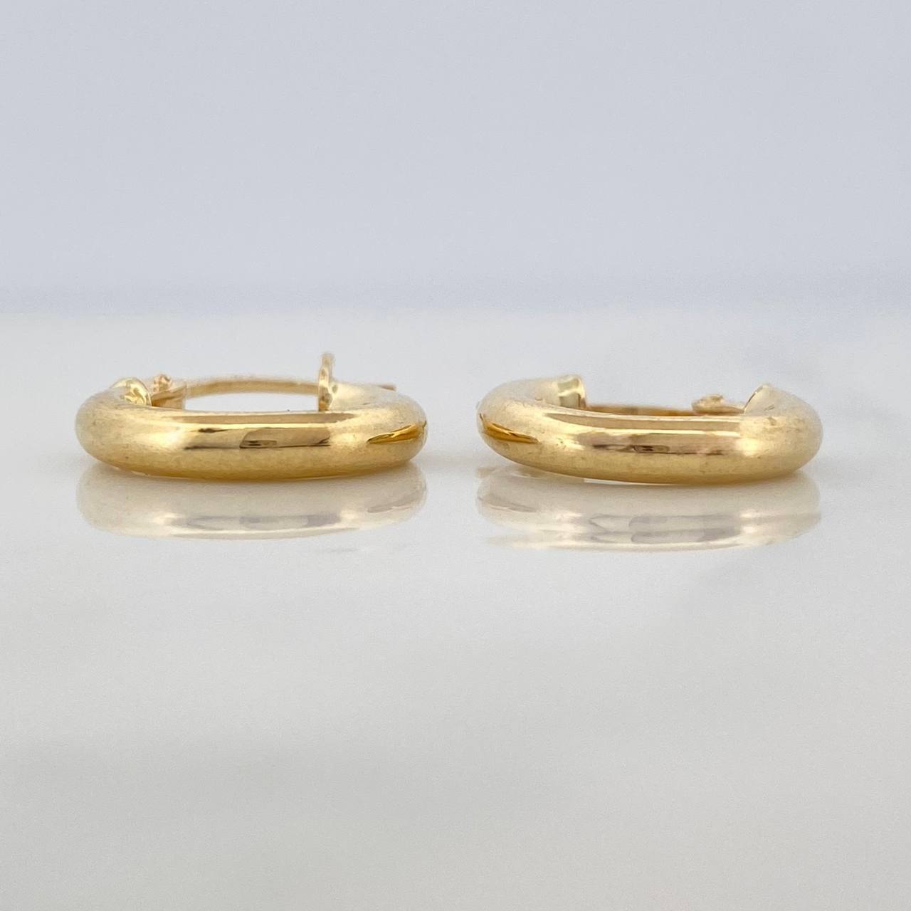 Candongas Jass 1.35 g / 1/2 in Oro Amarillo 18K