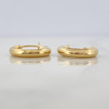 Candongas Jass 1.35 g / 1/2 in Oro Amarillo 18K