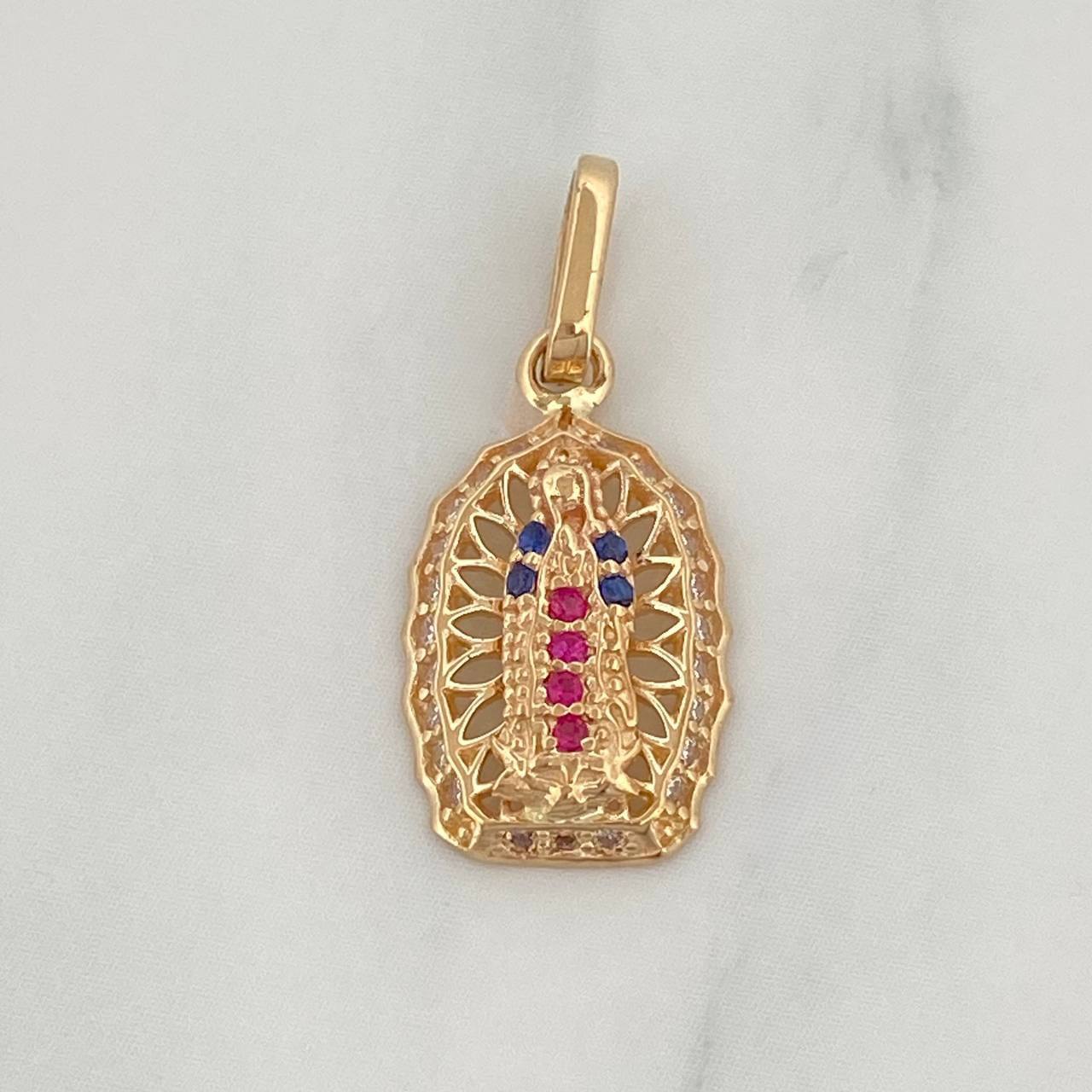 Dije Virgen De Guadalupe 1.25 g / 3/4 in Oro Amarillo 18K
