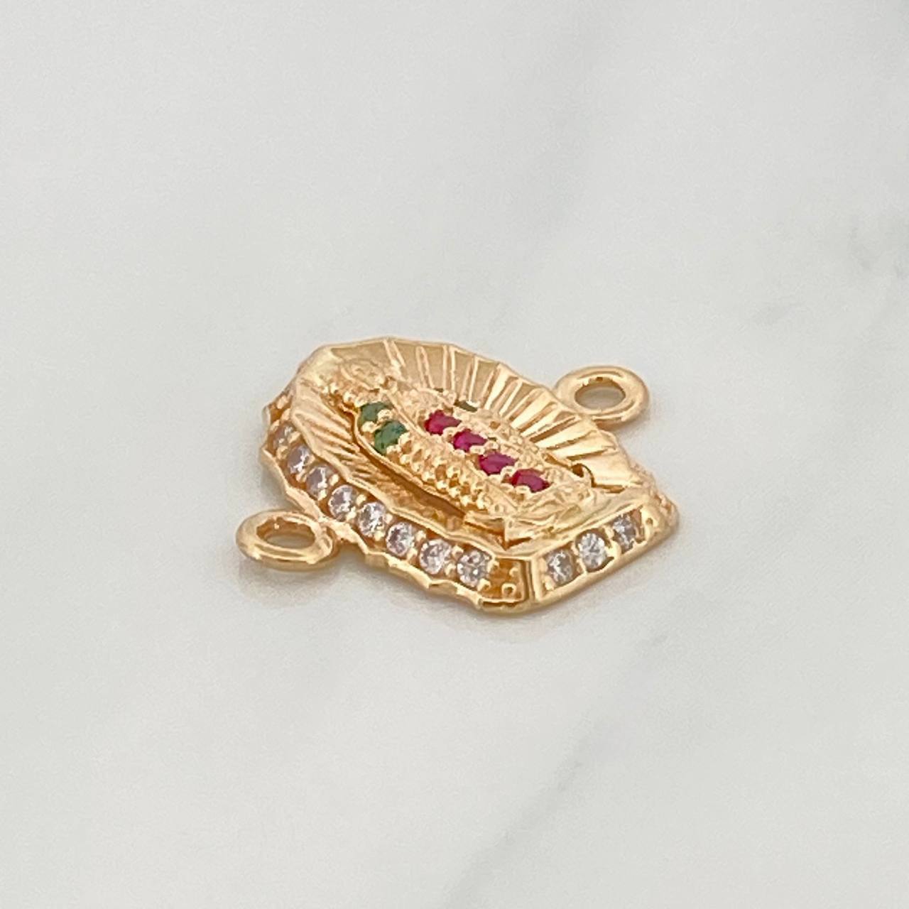 Herraje Virgen De Guadalupe 1.25 g / 1/2 in Oro Amarillo 18K