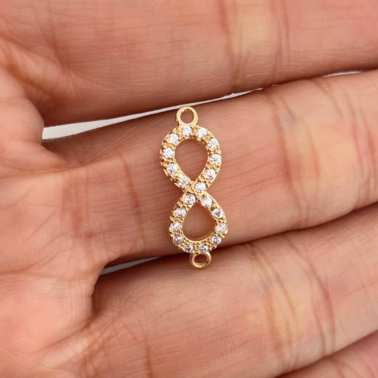 Charm Infinito 1.2 g / 3/4 in Yellow Gold 18K