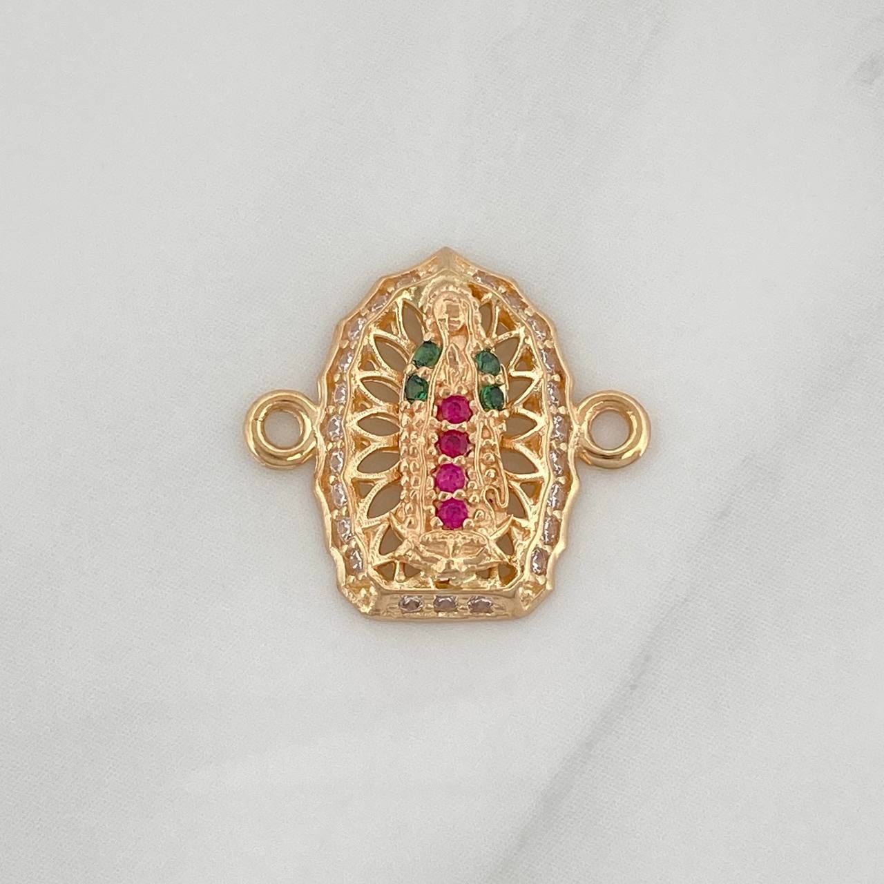 Charm Virgen De Guadalupe 1.15 g / 1/2 in Yellow Gold 18K