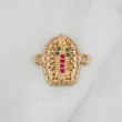 Charm Virgen De Guadalupe 1.15 g / 1/2 in Yellow Gold 18K