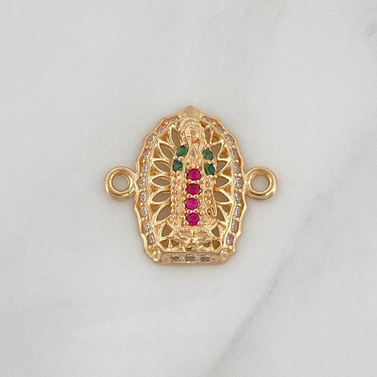 Charm Virgen De Guadalupe 1.15 g / 1/2 in Yellow Gold 18K