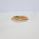 Charm Virgen De Guadalupe 1.15 g / 1/2 in Yellow Gold 18K