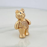 Articulated Bear Pendant 12.35 g / 1 1/4 in Yellow Gold 18K