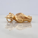 Articulated Bear Pendant 12.35 g / 1 1/4 in Yellow Gold 18K