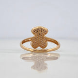 Anillo Oso Ts 2.35 g / T8 Oro Amarillo 18K