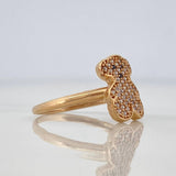 Anillo Oso Ts 2.35 g / T8 Oro Amarillo 18K