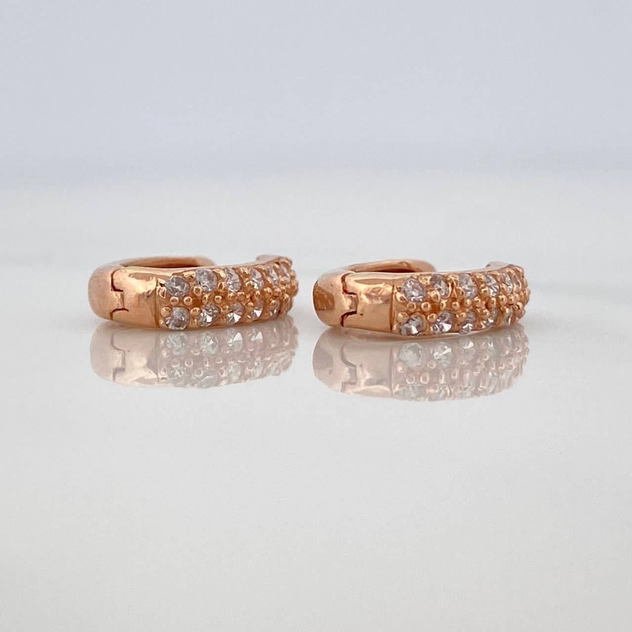 Eve Hoop Earrings 2.25 g / 1/2 in Rose Gold 18K