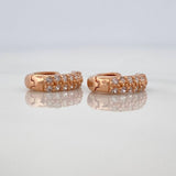 Eve Hoop Earrings 2.25 g / 1/2 in Rose Gold 18K