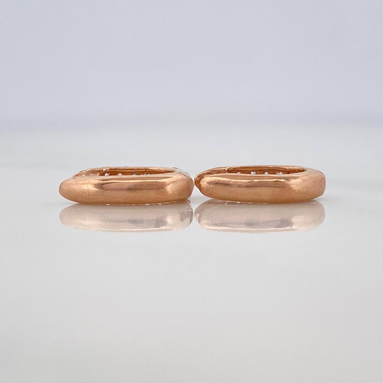 Eve Hoop Earrings 2.25 g / 1/2 in Rose Gold 18K