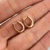 Eve Hoop Earrings 2.25 g / 1/2 in Rose Gold 18K